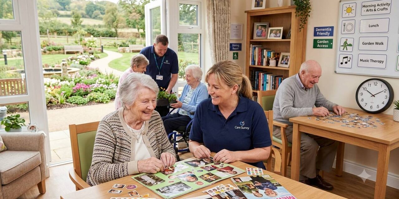 How a Specialist Dementia Care Home in Surrey Supports Memory, Routine and Wellbeing