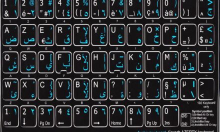 Easily Input French & Arabic Letters with AZERTY Wireless Keyboards and Stickers