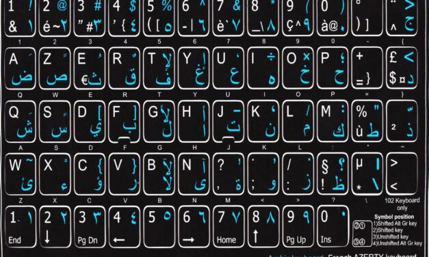Easily Input French & Arabic Letters with AZERTY Wireless Keyboards and Stickers